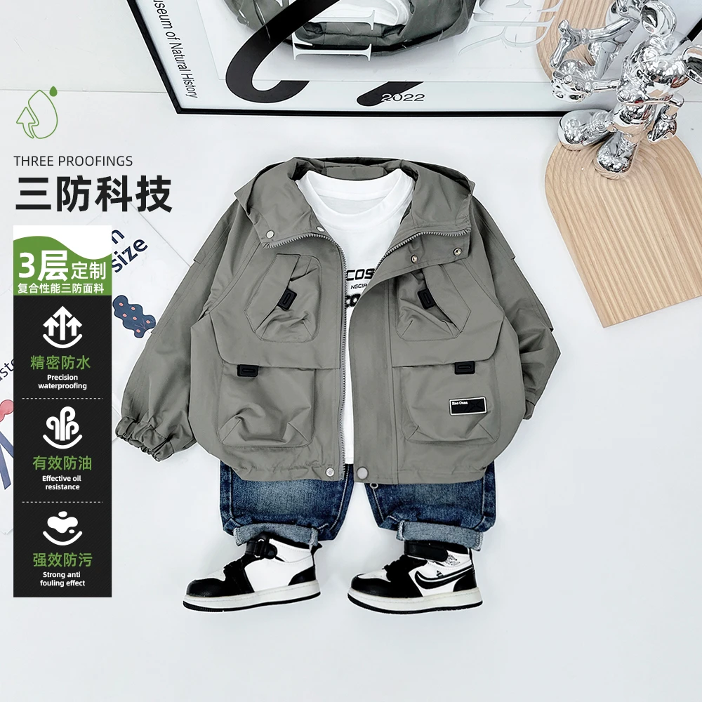 男童外套秋季2025新款秋装儿童夹克潮宝宝 D-AC24168悠悠童话童装