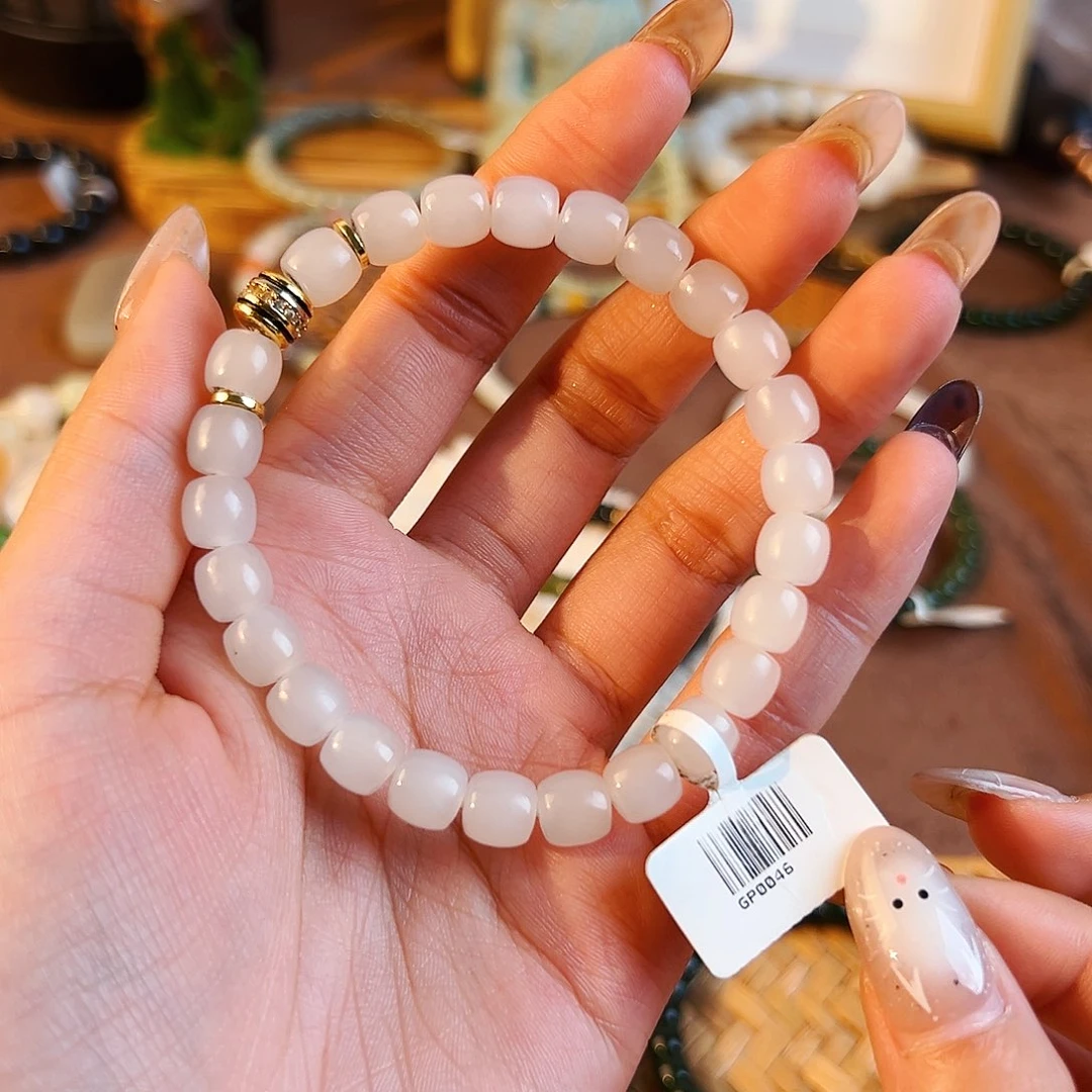 和田玉未镶嵌手串