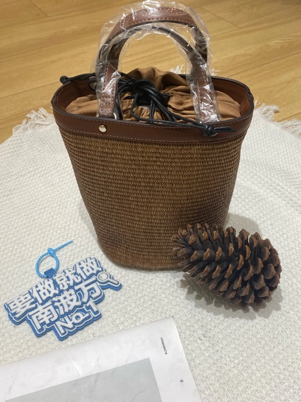 【MIDUO米多】竹篮水桶包女士百搭上衣