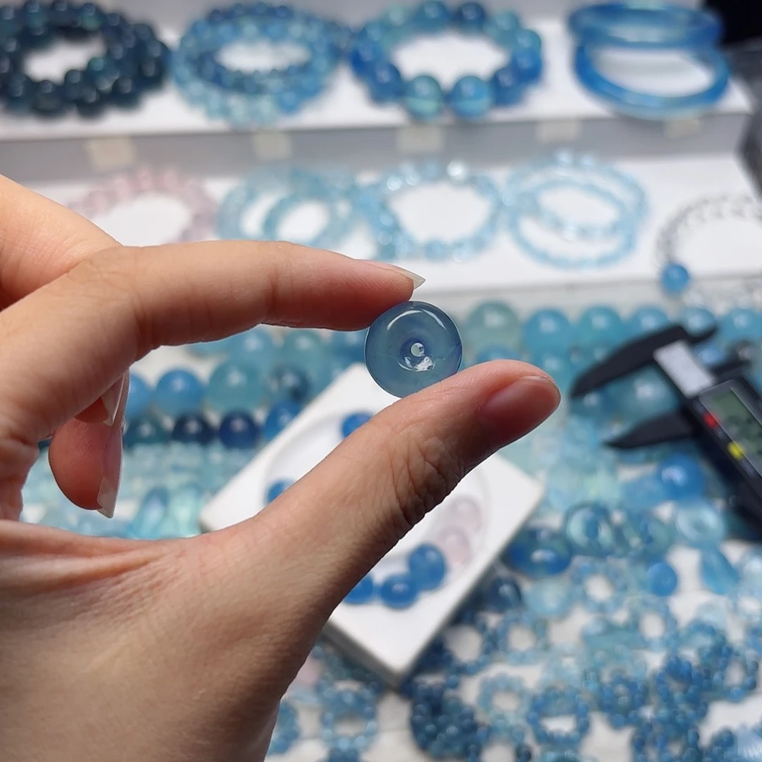 水晶手链未镶嵌平安扣16