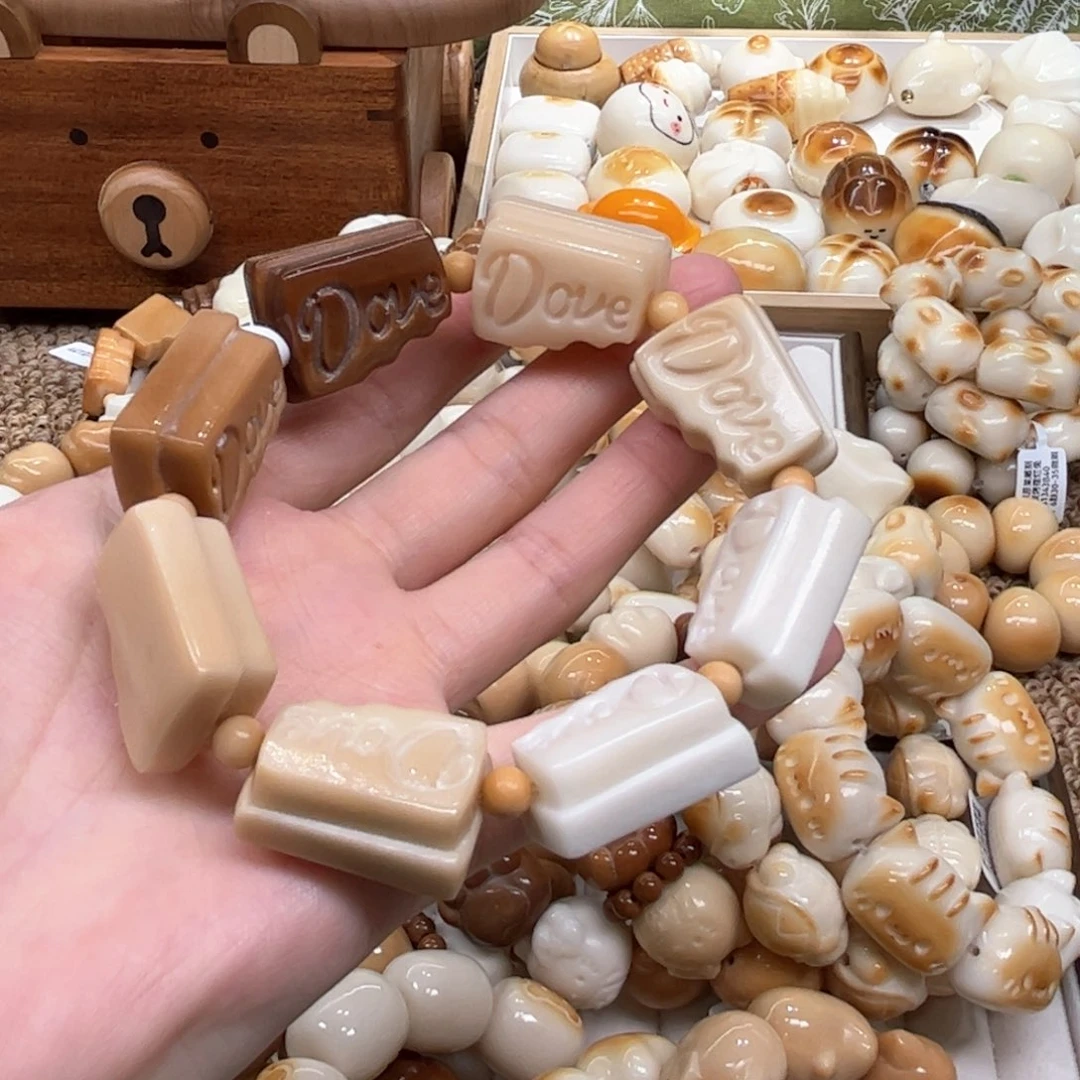 手串菩提根/象牙果10.10.34象牙果渐变德芙巧克力