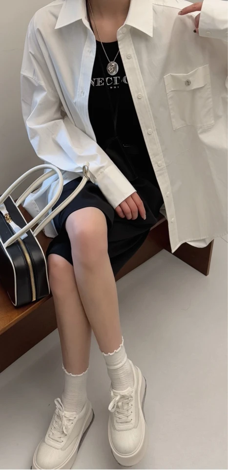 UHOO WU 限定合作廓形衬衫