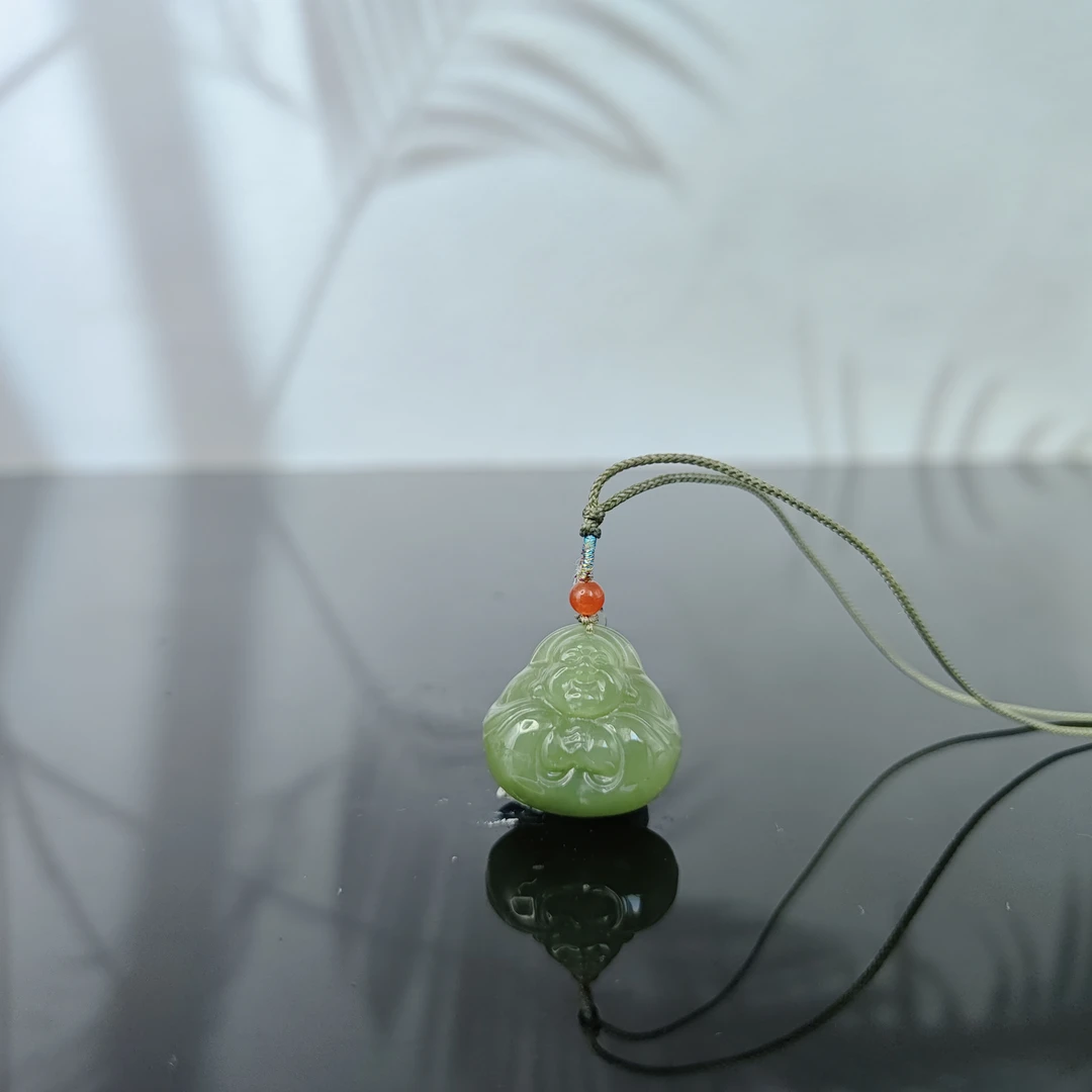 H和田玉抱抱佛吊坠5119