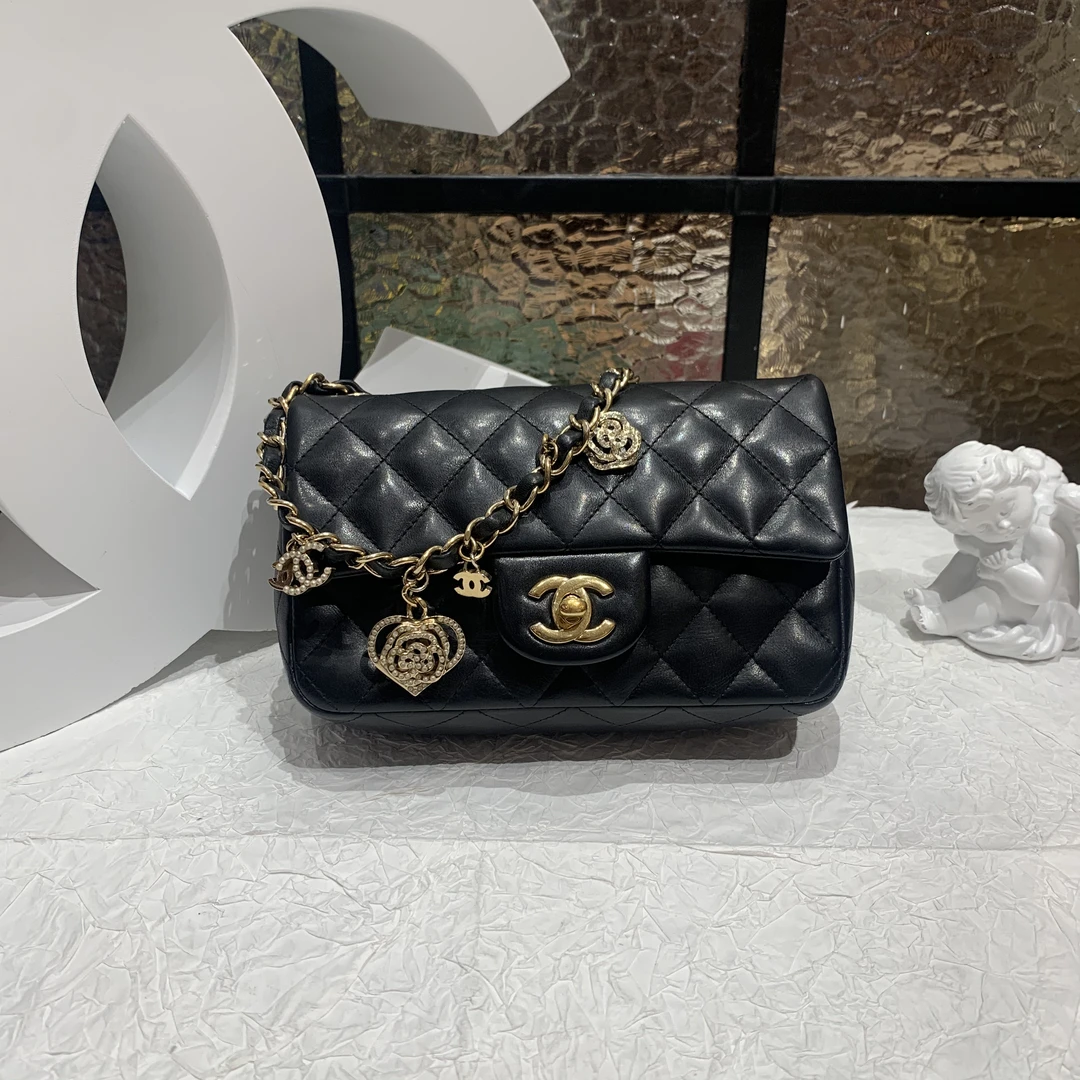 95新 Chanel/香奈儿 Chanel黑色情人节款大mini 24120117-01