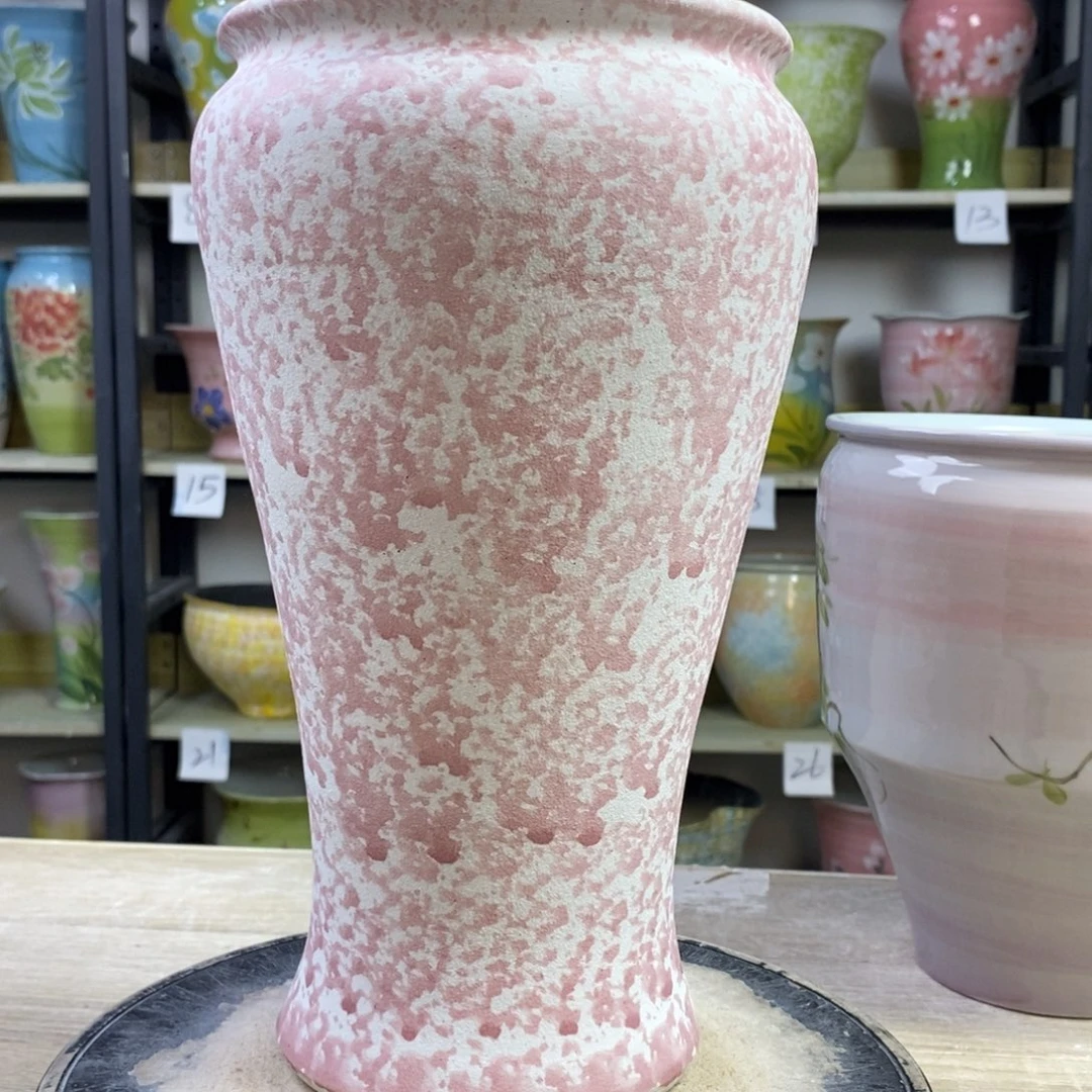 景德镇手工手绘花盆