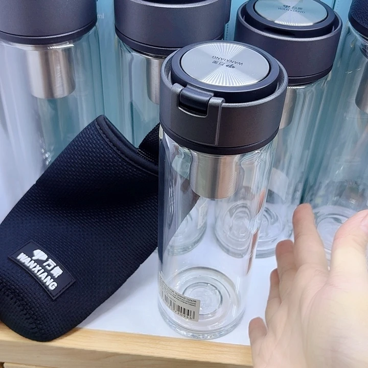 万象品牌单层玻璃杯U261-520杯套