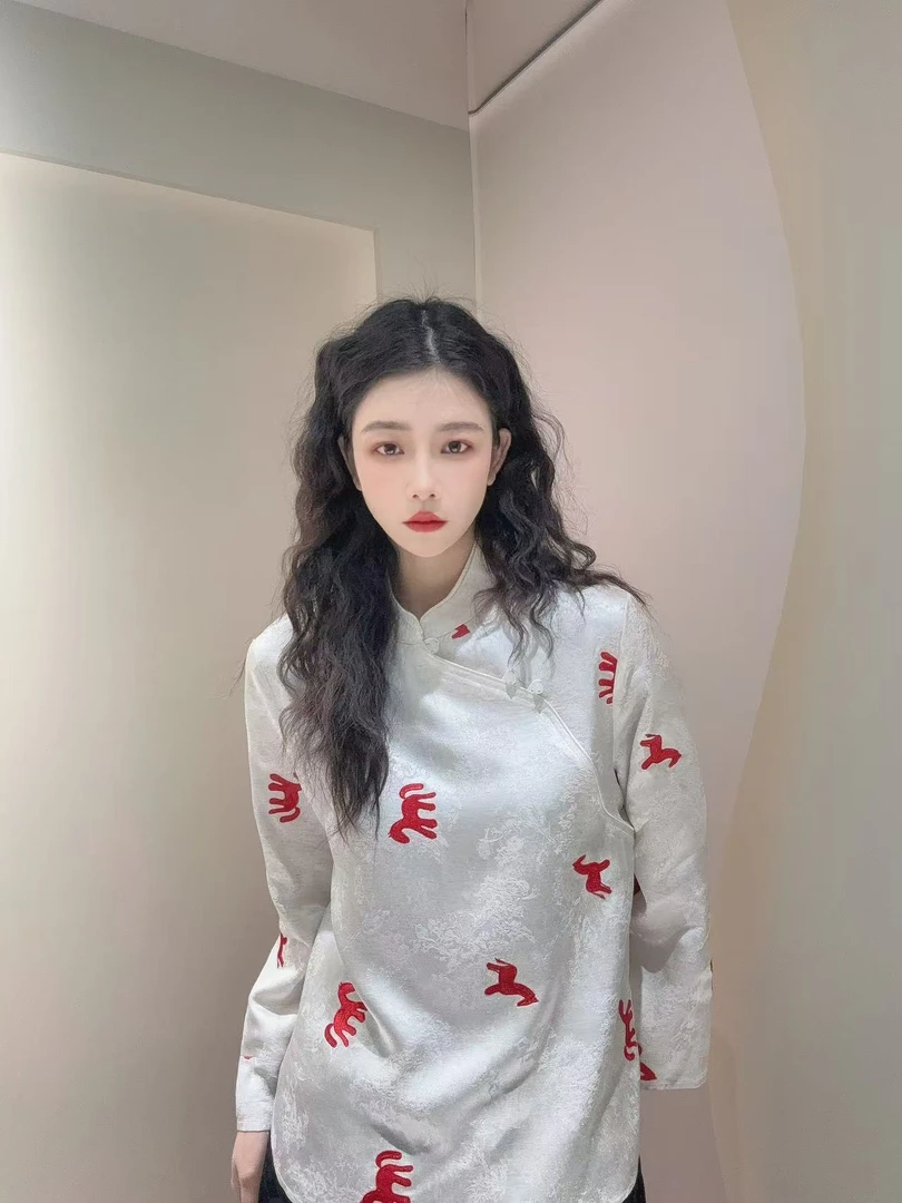 九月 小马立领 新款重工高定重工气质显瘦气质新中式衬衣