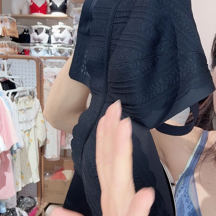 三醋酯纤维无痕内衣黑色34-40