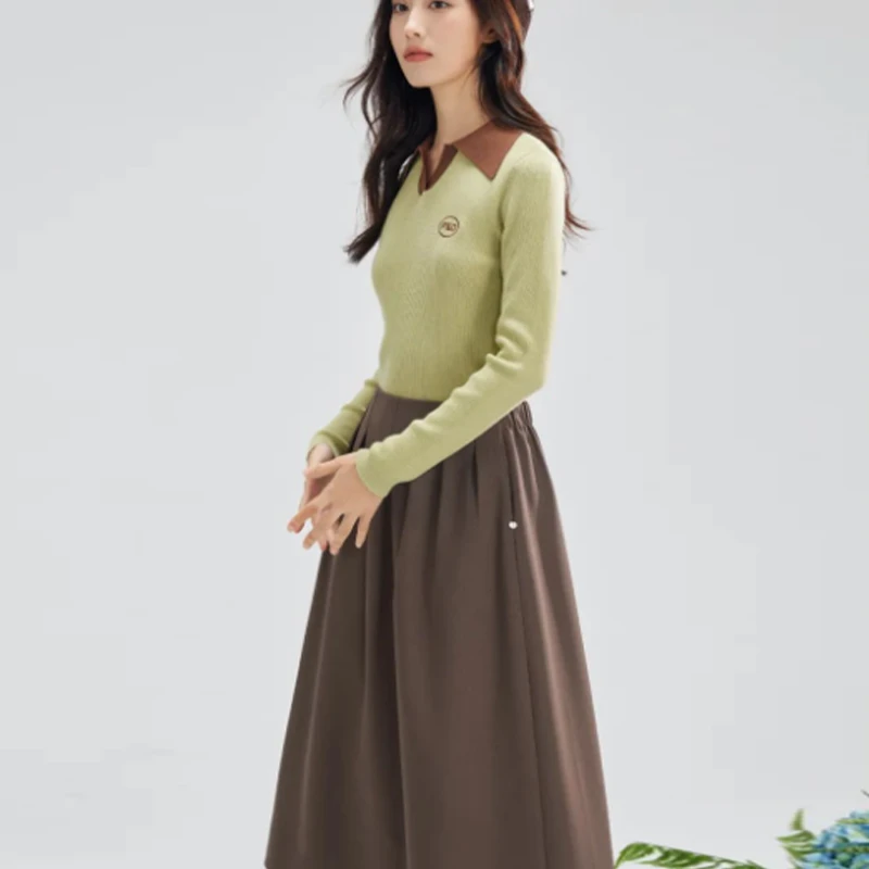 【片】复古百搭个性显瘦休闲半身裙2025春季新款七号铺品牌女装