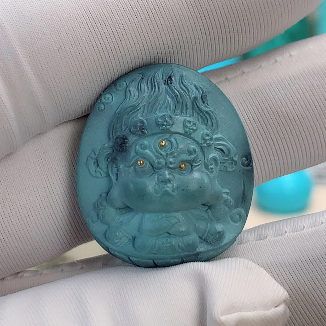 绿松石挂件未镶嵌