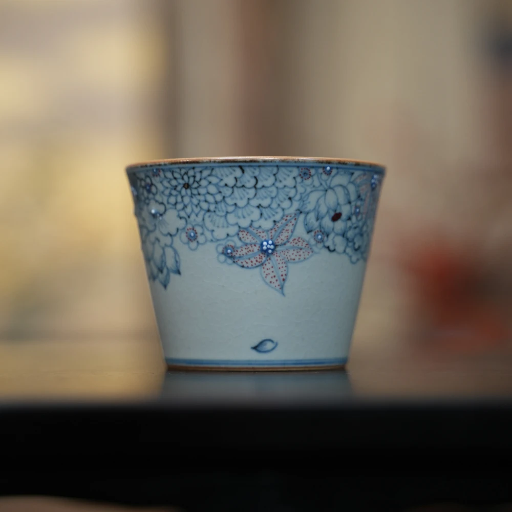 斋居 繁花似锦-朴云堂-直口杯-220ml（F-26）
