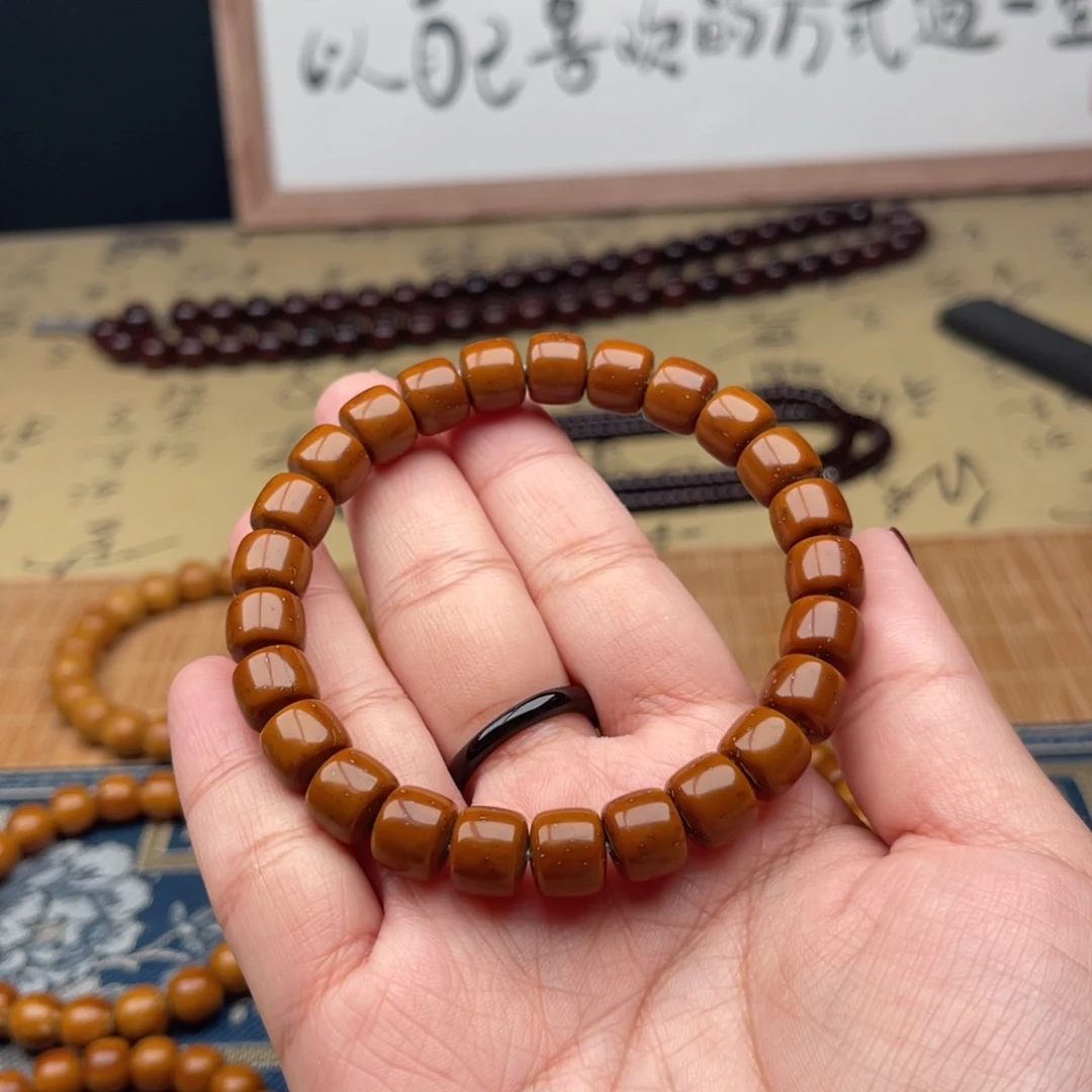 紫金鼠手串一**梦实心短轴10
