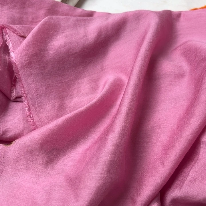 棉混纺玫粉人鱼姬2米