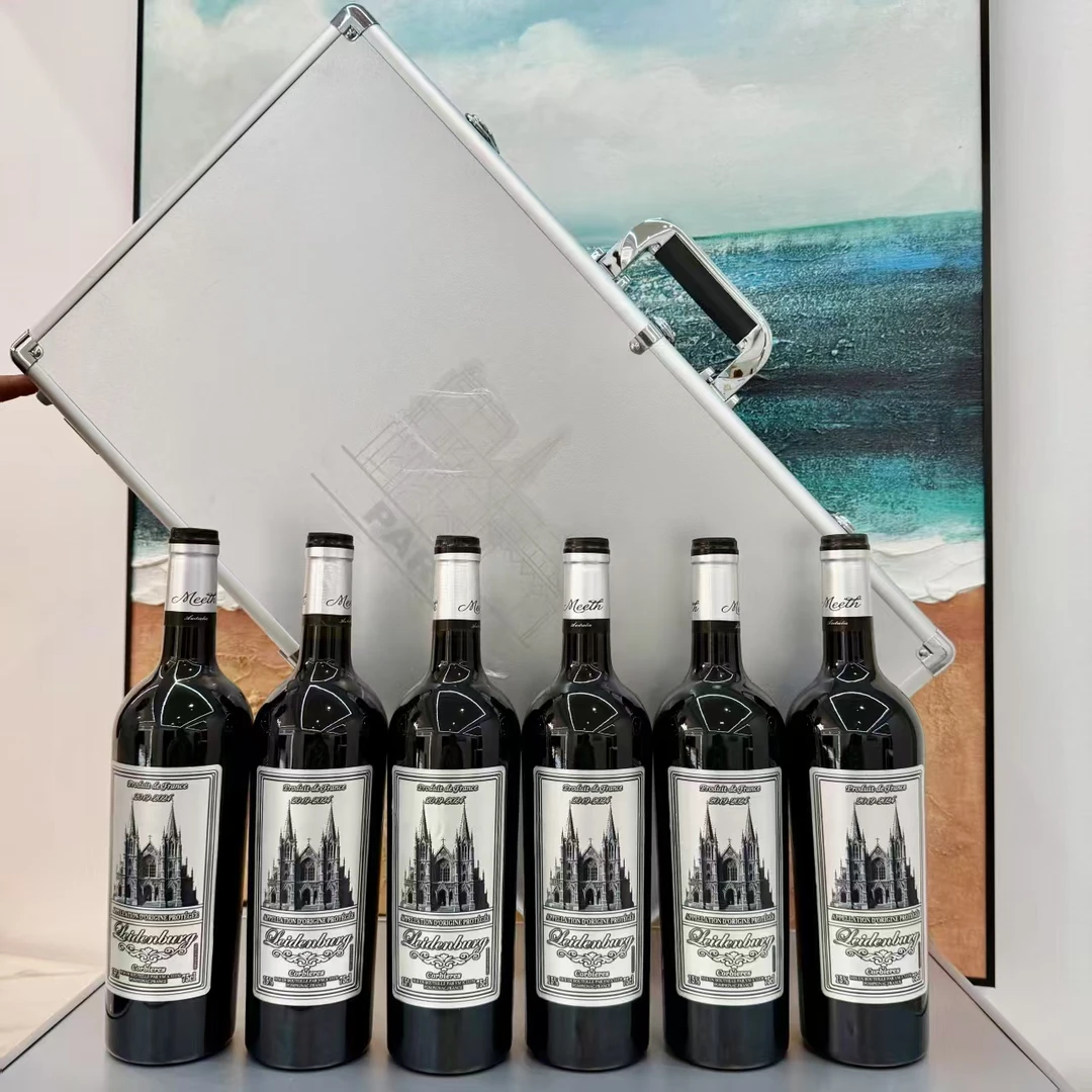 【航空铝外箱90年老藤】法国重生之火干红葡萄酒750ml*6瓶