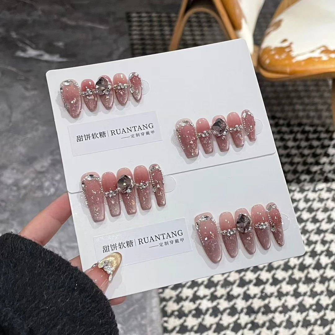 【轻熟杨梅】——软糖纯手工穿戴甲