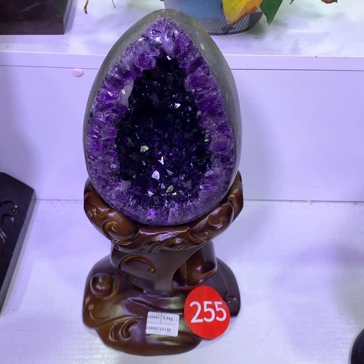 紫晶大型摆件（非配饰）未镶嵌熠*