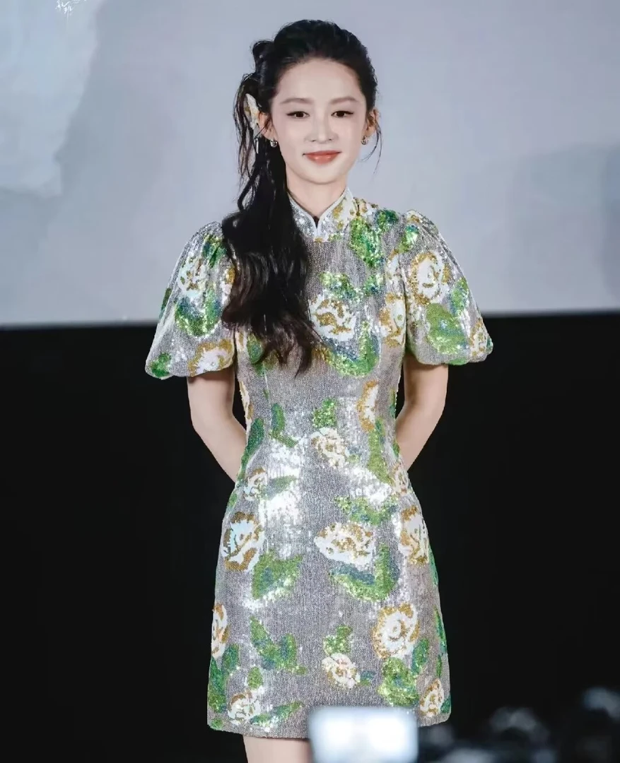 【F梅子粉丝专享】常规款高腰裙中国风风旗袍长款夏季碎花复古