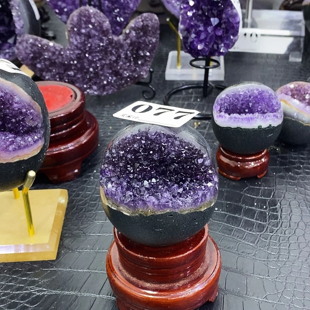 未镶嵌大型摆件（非配饰）紫晶娑**界紫水晶077