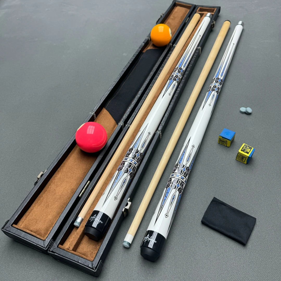 【追光者】12.5MM前肢枫木18牙中式美式九球分体台球杆青-仓特价杆