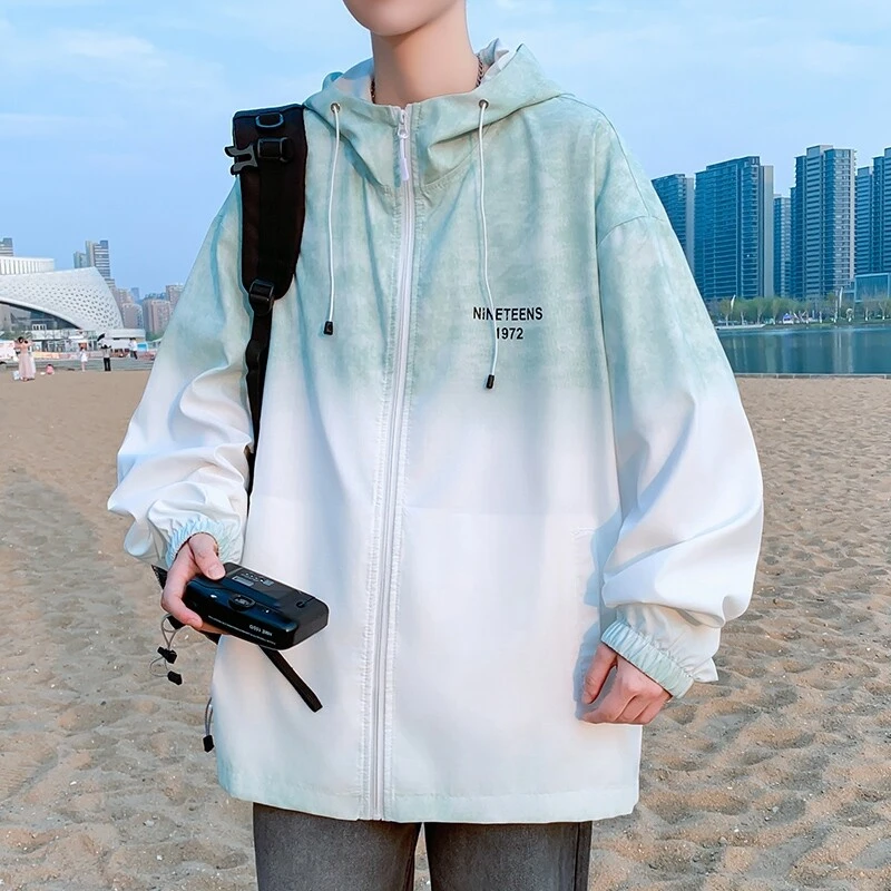 青少年防晒衣男夏季薄款冰丝运动外套男孩子初高中学生夏天防晒服