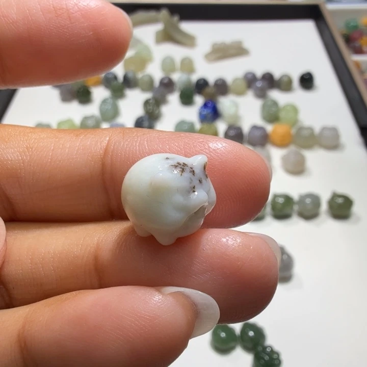 菲***儿未镶嵌和田玉珠宝半成品
