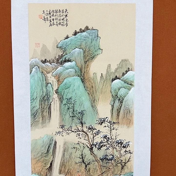 国画李文峰的画作