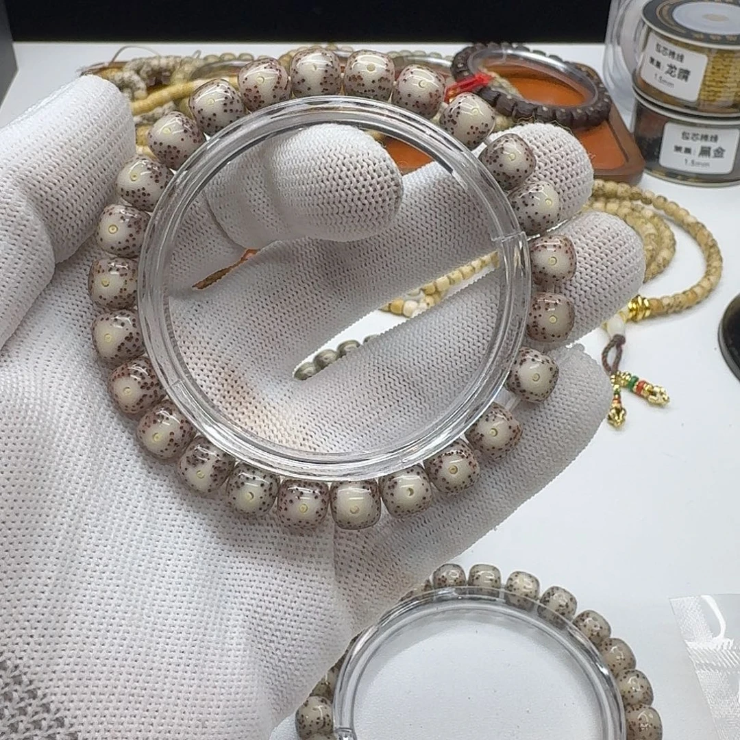 李***蒿吊坠星月菩提215梵天粉冰大眼睛9桶单圈一物一图