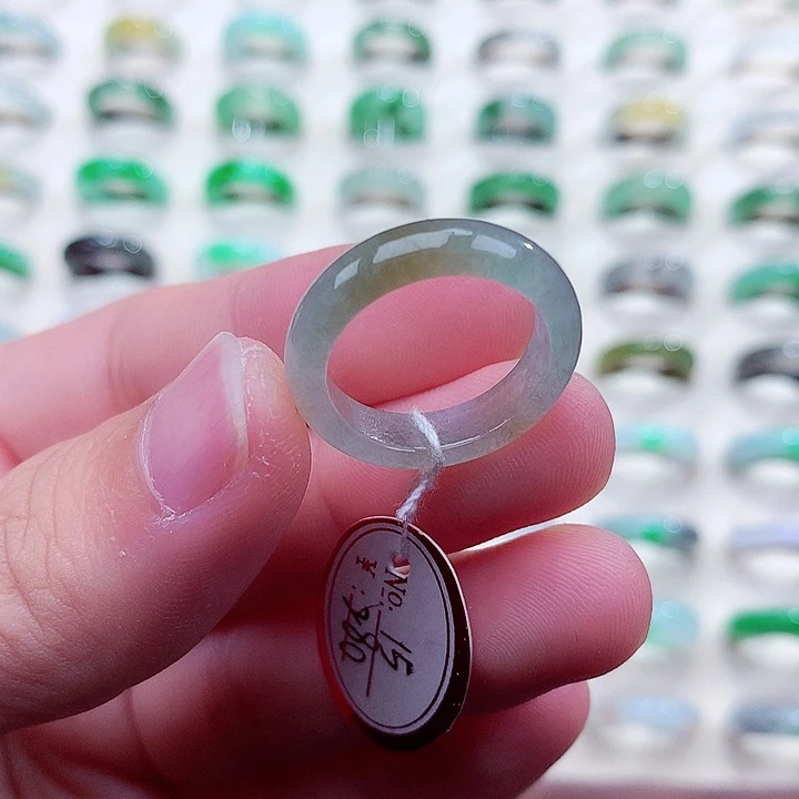 翡翠未镶嵌戒指15号