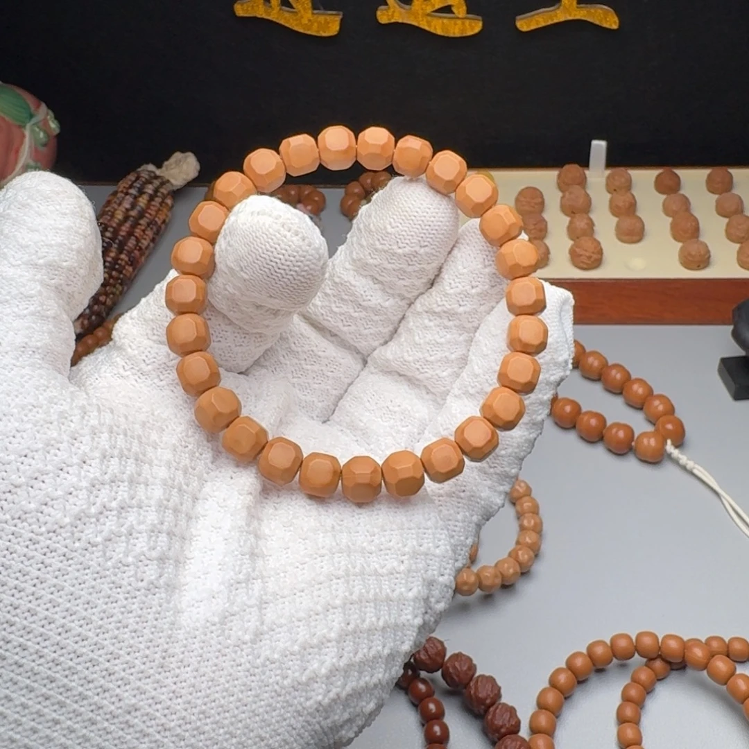 ****火猴头核桃手串一级品星图六方8