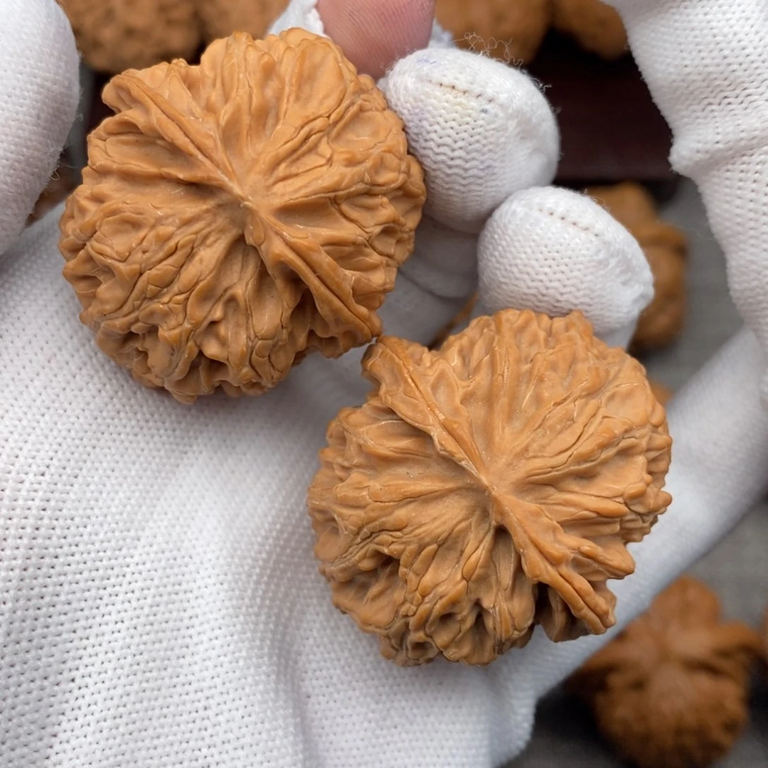 文玩核桃把件38全品苹果