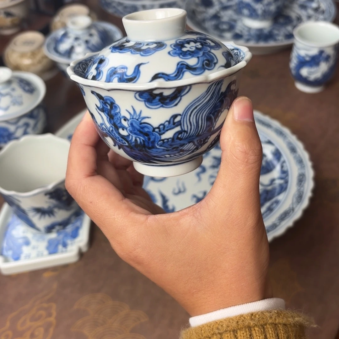 摆件景德镇手绘茶器