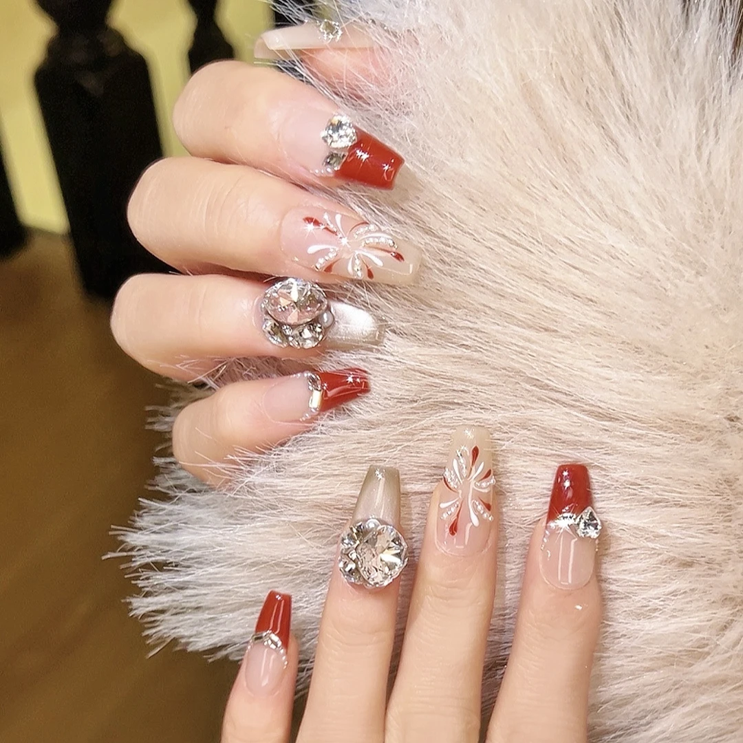 郭小双穿戴甲【红鸳记】全华版手工穿戴甲10片盒装-H30640