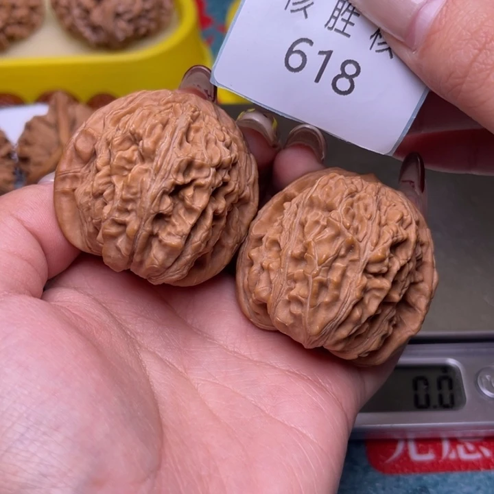 文玩核桃把件四座楼42.618