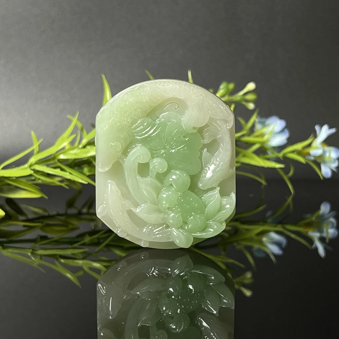 1222GC6609和田玉挂件