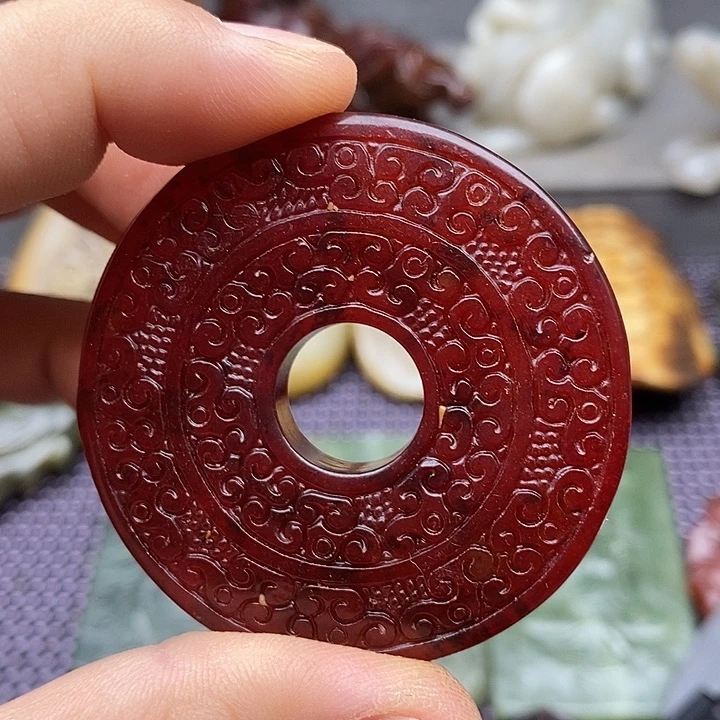 未镶嵌蛇纹石玉颈饰