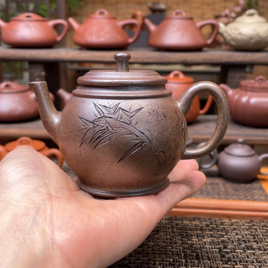 茶壶紫砂网*宜兴原矿紫砂手工制190