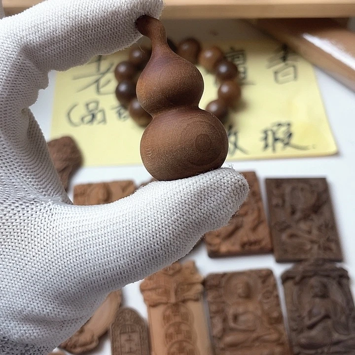 檀香木无事牌檀香木大葫芦