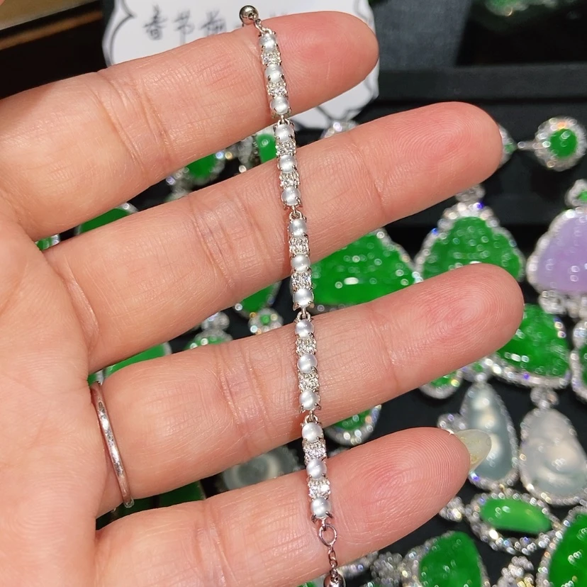 【闪购商品】翡翠手链未镶嵌天然翡翠