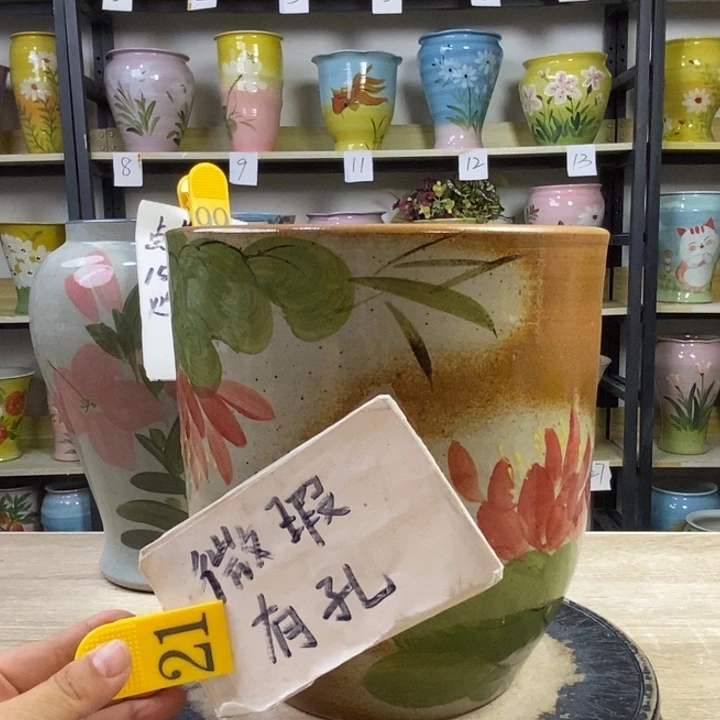 景德镇高温陶瓷花盆