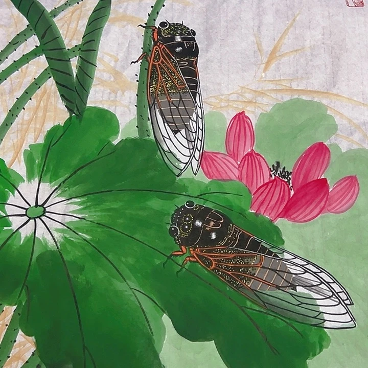 国画老师纯手绘作品欣赏