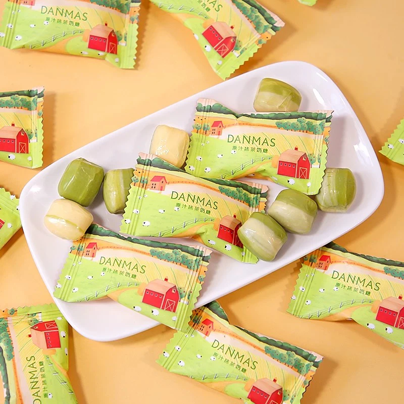 椰子糖菠萝糖红豆绿豆牛乳糖500g混装