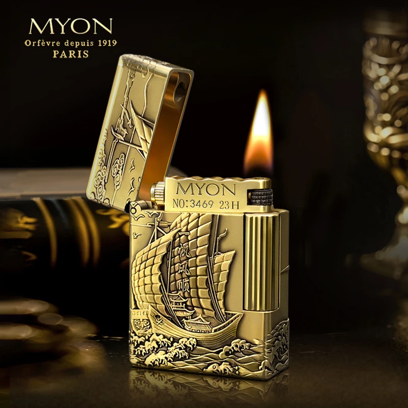 M619一帆风顺微瑕疵一机一码煤油打火机