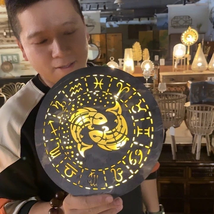 有机玻璃木质灯灯