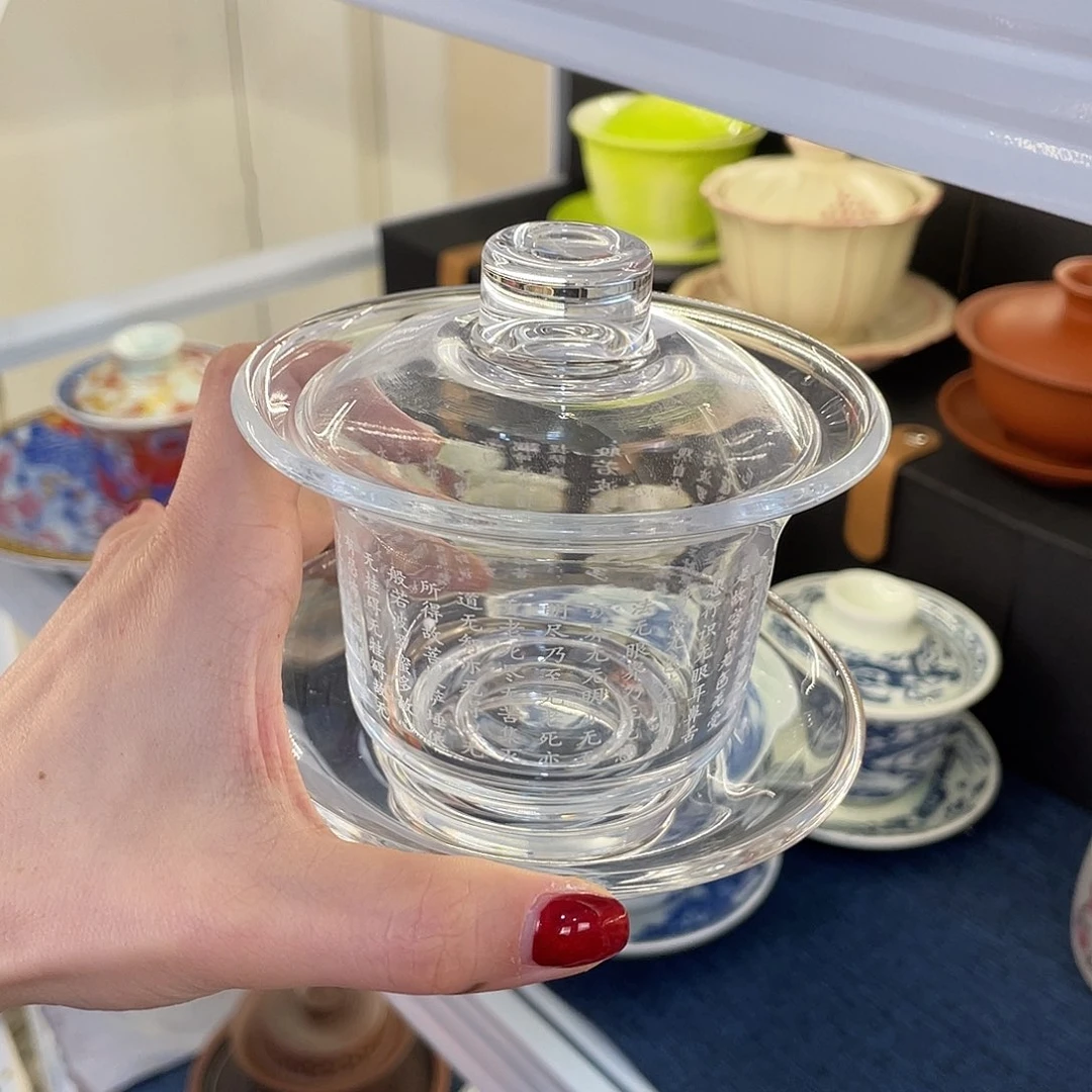 陶景德陶瓷盖碗茶具