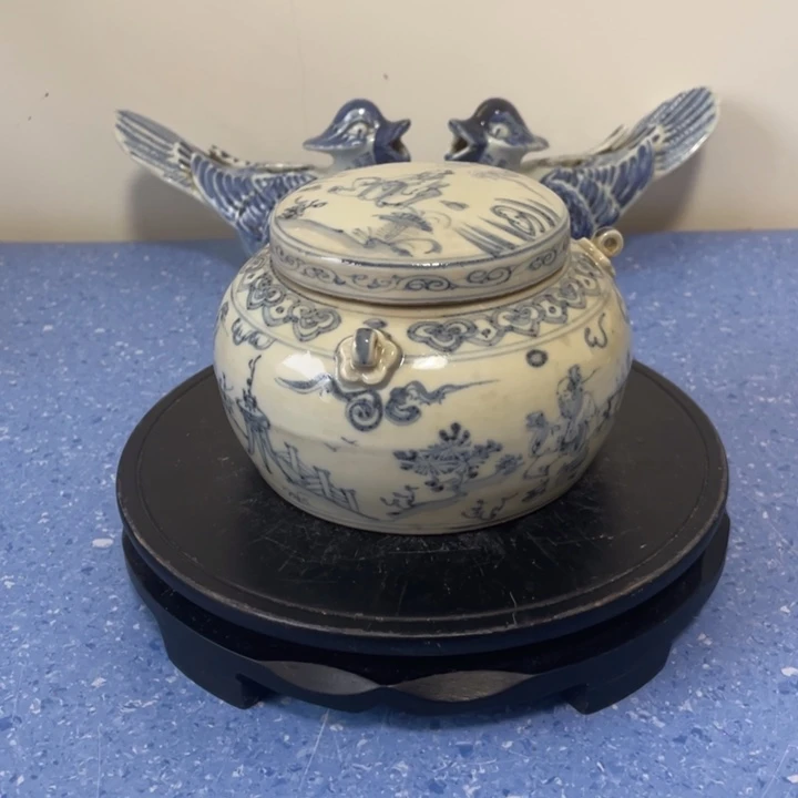 钟***情青花瓷器精品系列