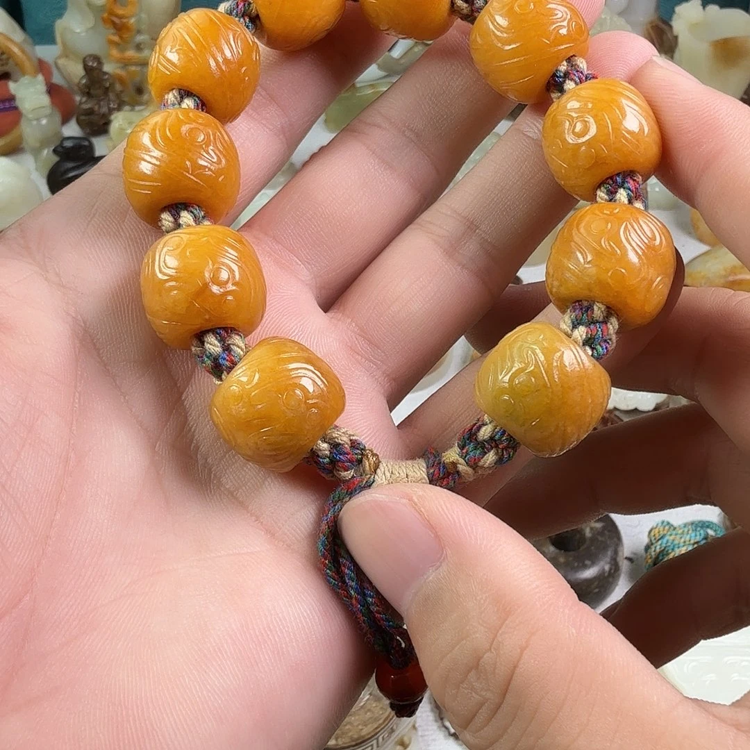 *****和田玉未镶嵌手链