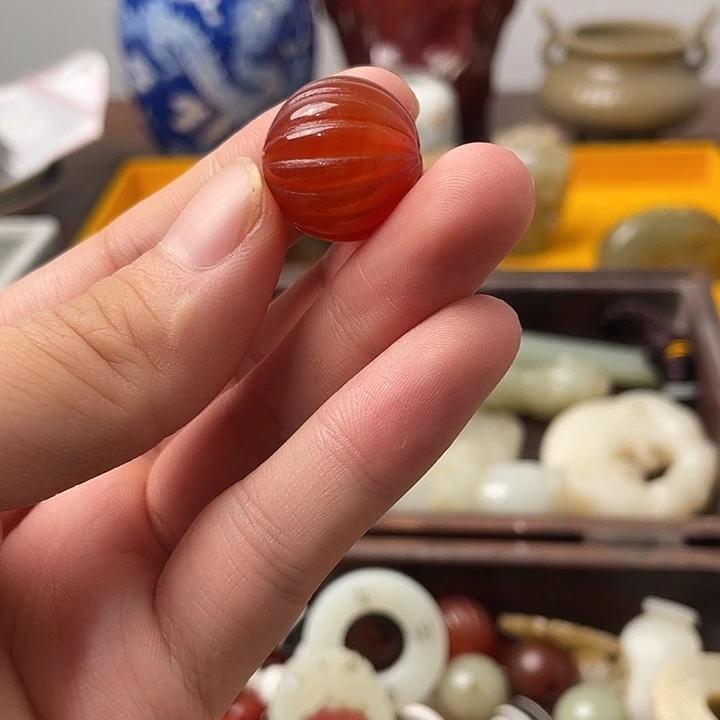 石***叶和田玉未镶嵌挂件