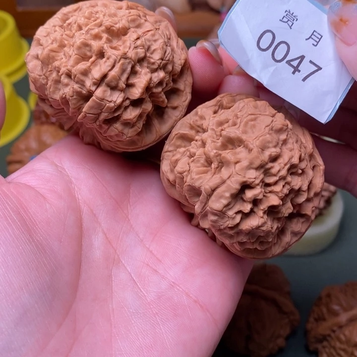 文玩核桃把件50龙鼎0047