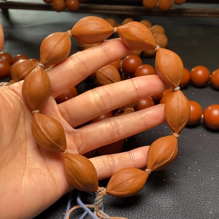 手串橄榄核1.7尺寸原皮