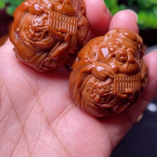 【闪购商品】手串/手链橄榄核35左右龙财手球